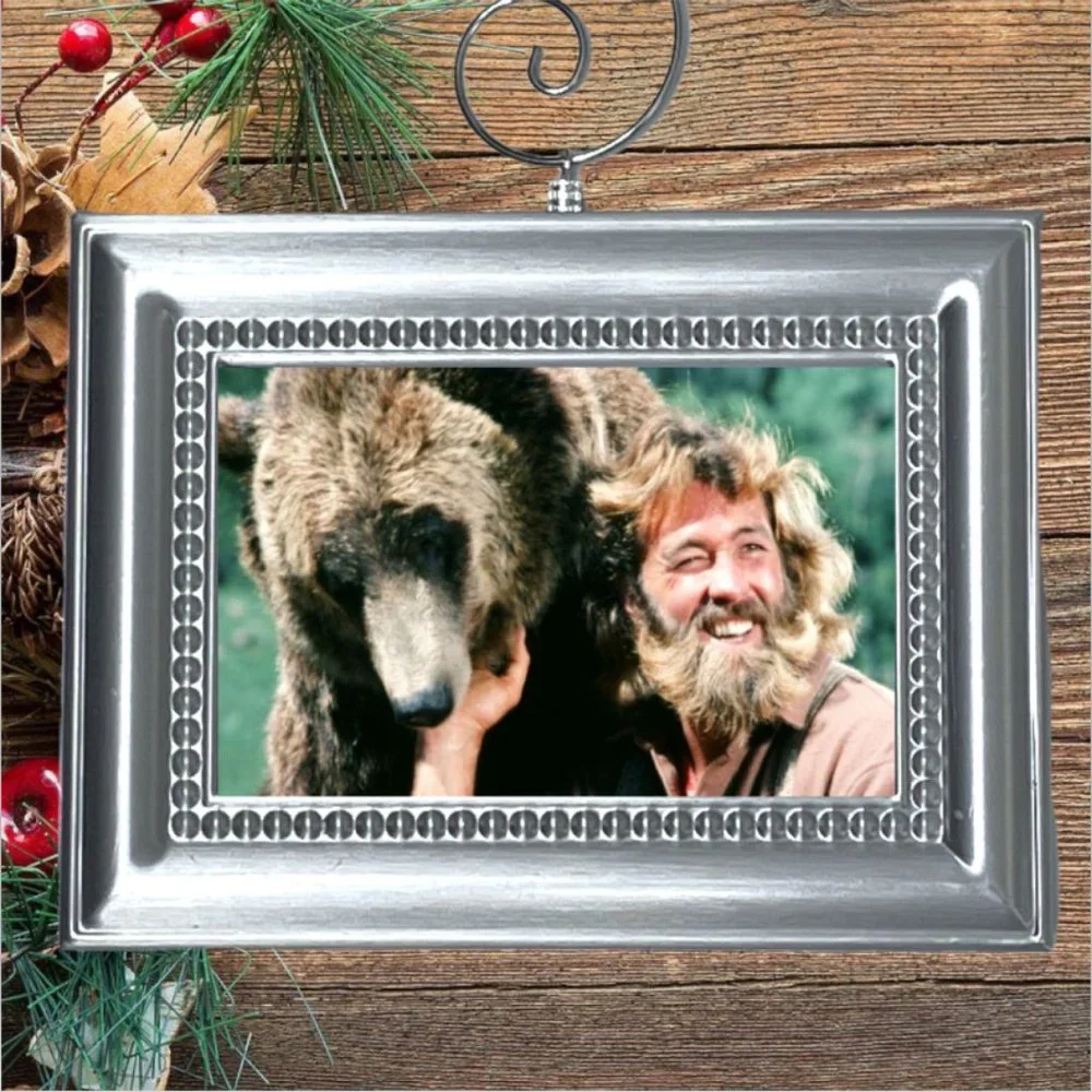 Grizzly Adams Retro Nostalgic TV Show Memorabilia Christmas Tree Ornament